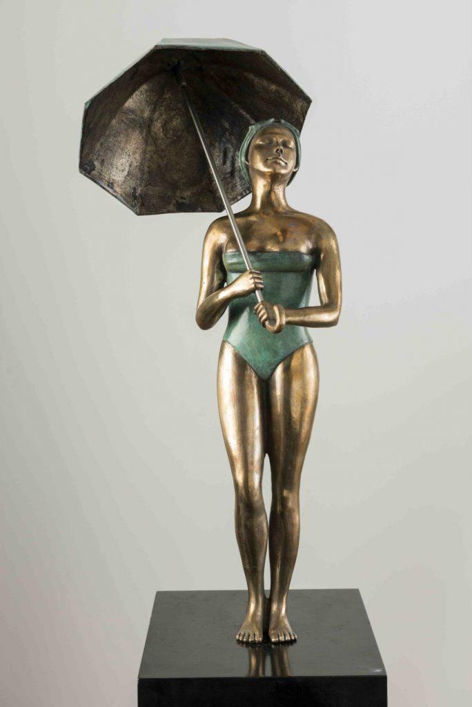 Girl Umbrella by Ignacio Gana