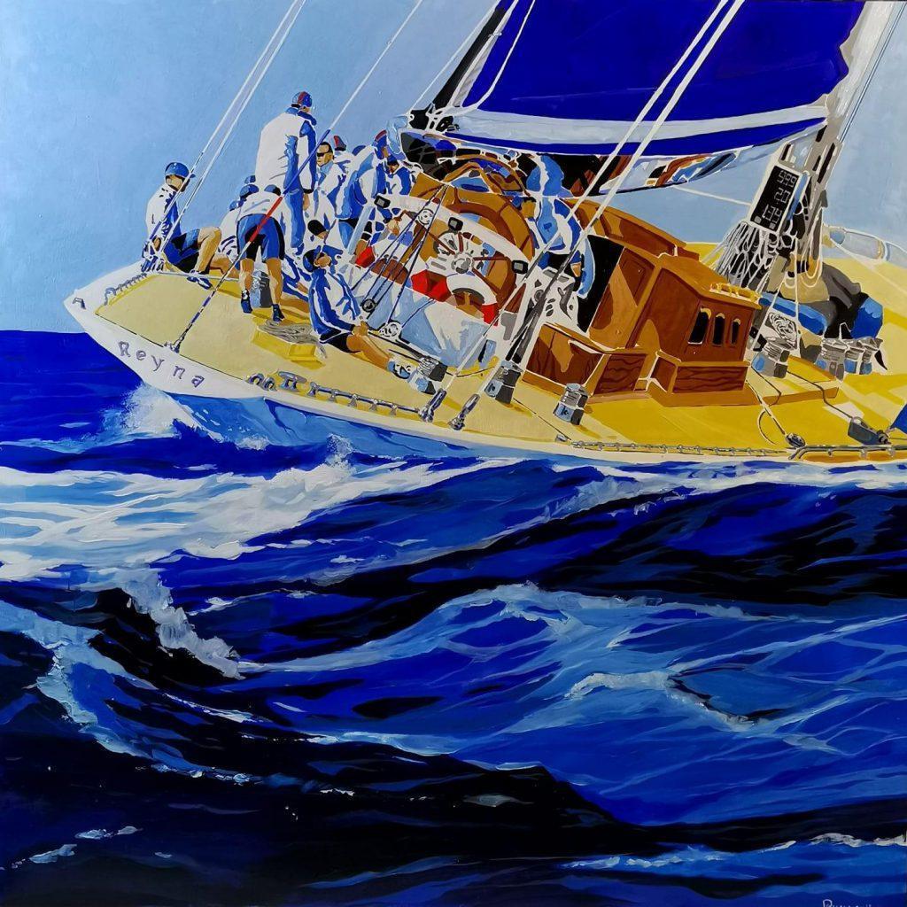 Sailing With Reyna by Massimo Pennacchini