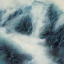 Ghiacciaio olio su tela cm 80 x 120