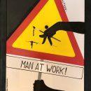 Man at Work! acrilico&oggetti, 50x70 h5, 2012